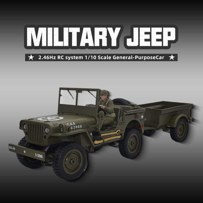 JJRC C8815 RC Car 1941 JEEP WI - Kids Toys Under $10 评论和价格