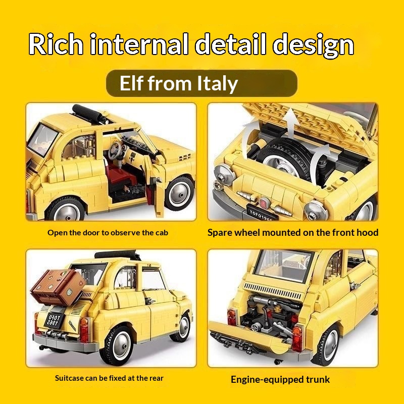 Compatible Lego 10271 Fiat 500 - Kids Toys Under 500 评论和价格