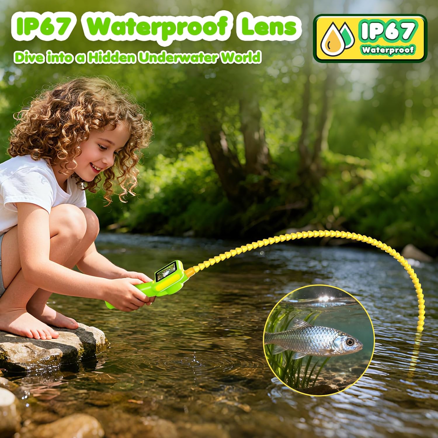 Endoscope for Kids, Borescope  - Kids Toys 3 Year Old 评论和价格