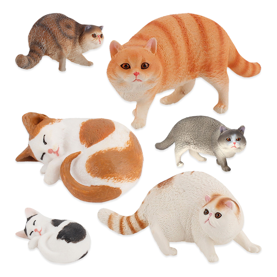 Realistic Plastic Cat Figurine - Kids Toys Under 200 评论和价格