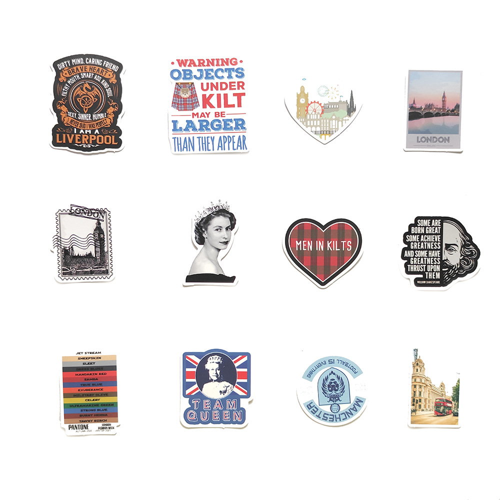 50pcs London England Stickers  - Kids Toys London 评论和价格