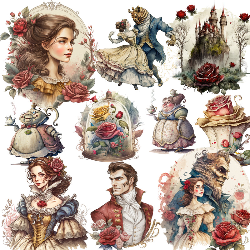 Fairy tale girl store Stickers - Kids Toys Stores 评论和价格