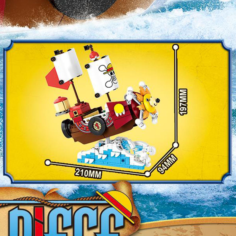 In Stock One Piece Pirate Ship - Kids Toys Xmas 评论和价格