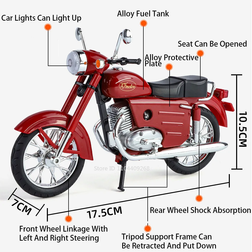 1:10 Scale XF250 Motorcycle Mo - Kids Toys Under $10 评论和价格