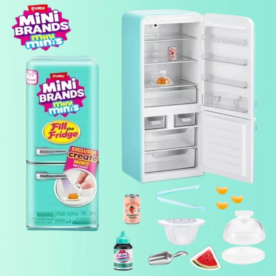 ZURU 5 Surprise Mini Fridge Ba - Play Kitchen Set 评论和价格