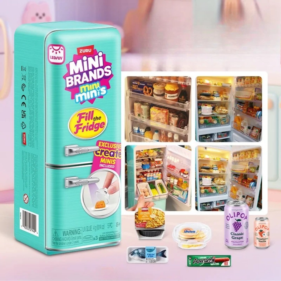 ZURU 5 Surprise Mini Fridge Ba - Play Kitchen Set 评论和价格
