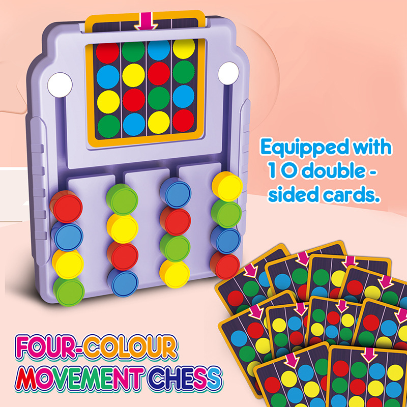 Four-Color Tic-Tac-Toe Logic T - Kids Toys 3 Year Old 评论和价格